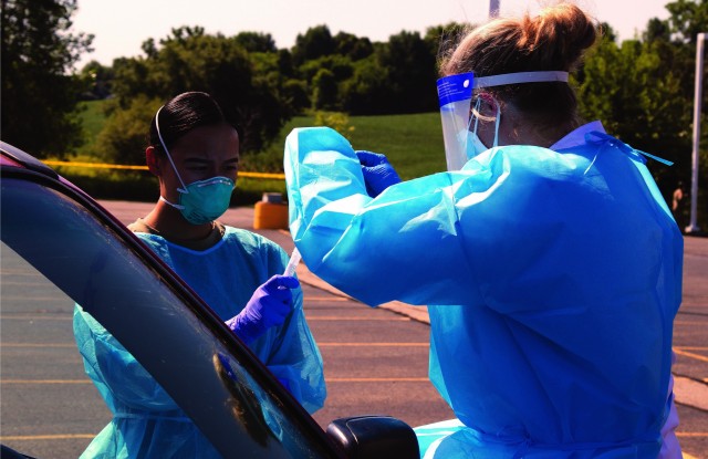 Michigan National Guard conducts COVID-19 testing, training