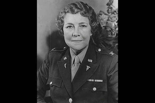 Col. Florence A. Blanchfield joined the Army during World War I and the influenza pandemic of 1918 that killed an estimated 50 million people around the world. She went on to lead the Army Nurse Corps during World War II, placing nurses in combat zones because that is where their care was needed in order to save service members’ lives. In return for their dedication, she championed and obtained equal rank, pay and benefits for nurses while helping pave the way for women to follow. U.S. Army photo submitted by Maria Yager.