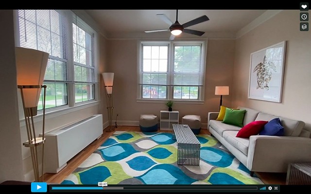 Fort Leavenworth Frontier Heritage Communities has videos available to show potential residents the floor plans of available on-post housing, such as this Infantry Barracks apartment. Screenshot