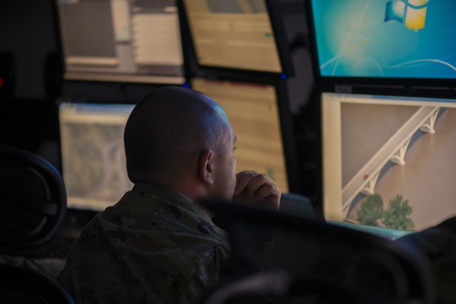 Air National Guard Intelligence Analysts assigned to the 181st Intelligence Wing, 137th Intelligence Squadron Unclassified Processing, Assessment, and Dissemination (UPAD) site were hand selected to assist in new developmental programs at Hulman Field Indiana National Guard Base, Ind., Nov. 02, 2019.