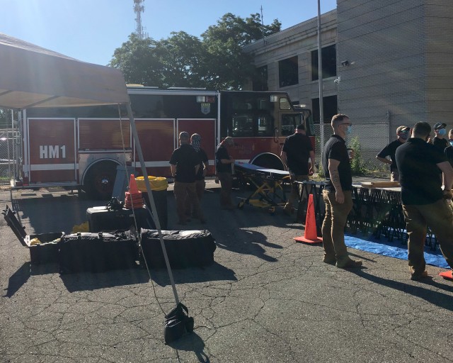 Michigan Guard CST, fire department conduct HAZMAT training