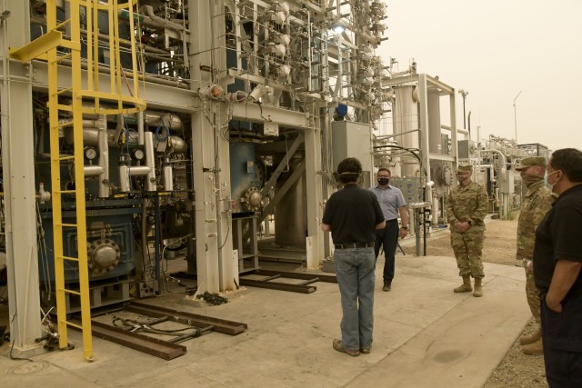 Fort Hunter Liggett provided an installation tour after the community relations meeting with Congressmen Jimmy Panetta and Salud Carbajal, military and civilian leaders in the Monterey area, August 19, 2020.  Sierra Energy Engineer Manager Paul...