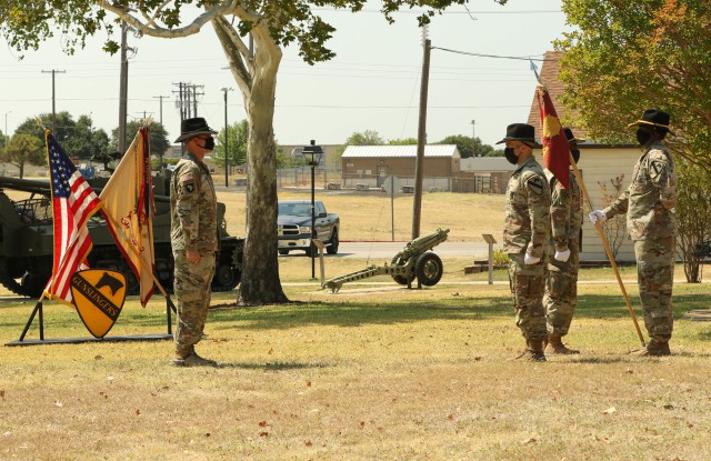 The 154th Composite Truck Company, “Renegades,” cased their guidon during a ceremony at the 1st Cavalry Division museum on Fort Hood, Texas, August 18, 2020. The company will deploy later this month to Kuwait, in support of Operation Spartan...