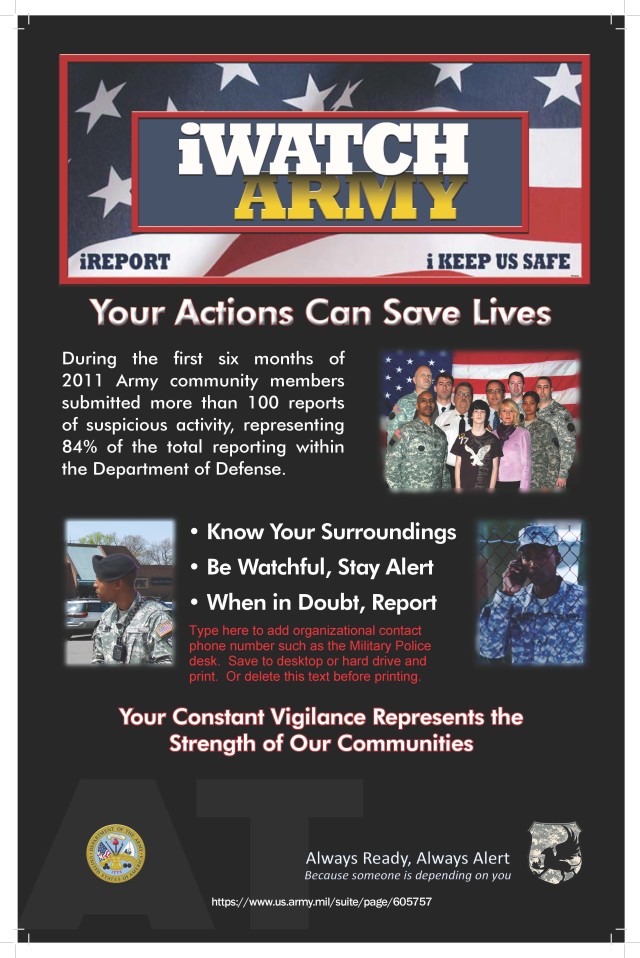 Officials ask Fort Knox community to remain vigilant during antiterrorism month and beyond
