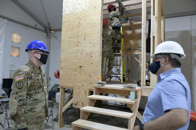 Fort Hunter Liggett provided an installation tour after the community relations meeting with Congressmen Jimmy Panetta and Salud Carbajal, military and civilian leaders in the Monterey area, August 19, 2020.  Congressman Carbajal speaking with the...