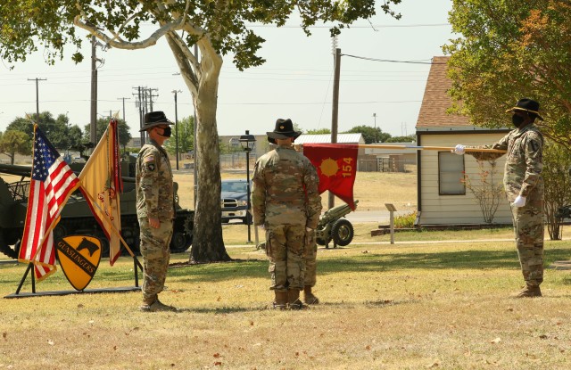 The 154th Composite Truck Company, “Renegades,” cased their guidon during a ceremony at the 1st Cavalry Division museum on Fort Hood, Texas, August 18, 2020. The company will deploy later this month to Kuwait, in support of Operation Spartan...