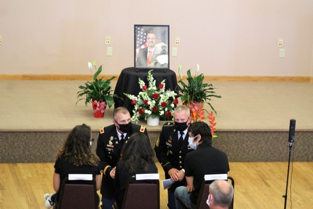 Fort McCoy community members and friends and family of James C. Hamilton III gathered for a socially distanced memorial service Aug. 14, 2020, in building 905 at Fort McCoy, Wis. Hamilton was the former director of the Directorate of Emergency...