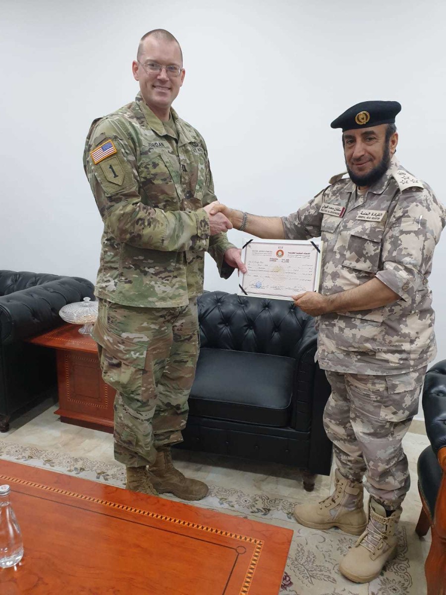 W Va Guardsman Graduates Arabic Course In Qatar Article The United 