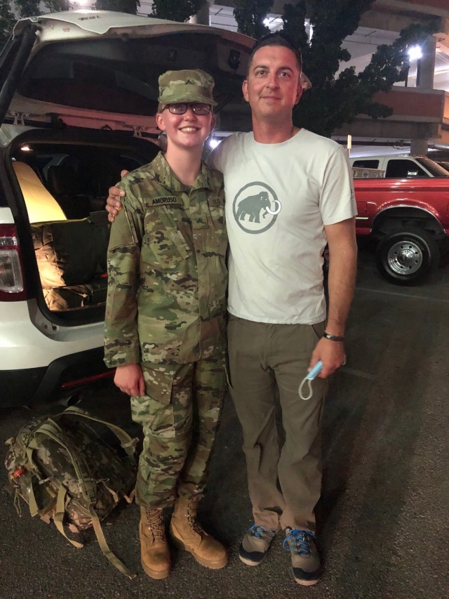 High school student follows father into Idaho National Guard