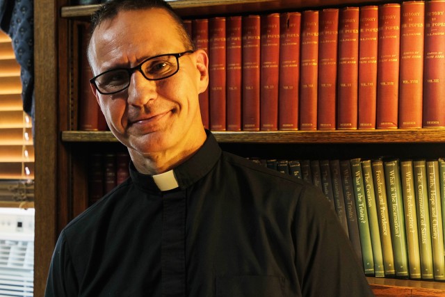 Chaplain Col. Matthew Pawlikowski (above), former U.S. Military Academy Chaplain, is now retired and is currently serving as a priest at the Most Holy Trinity Chapel.