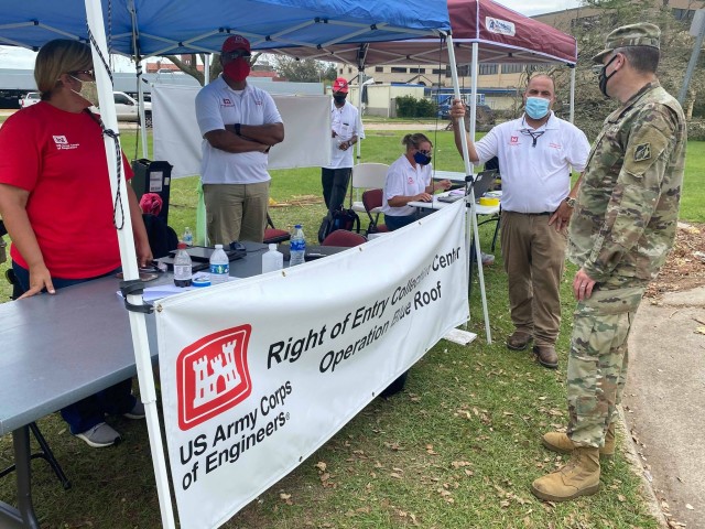 Army Corps of Engineers fully engaged in LA Hurricane recovery efforts