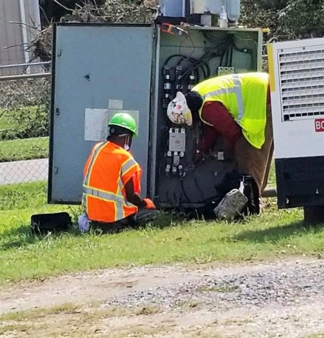 Army Corps of Engineers fully engaged in LA Hurricane recovery efforts