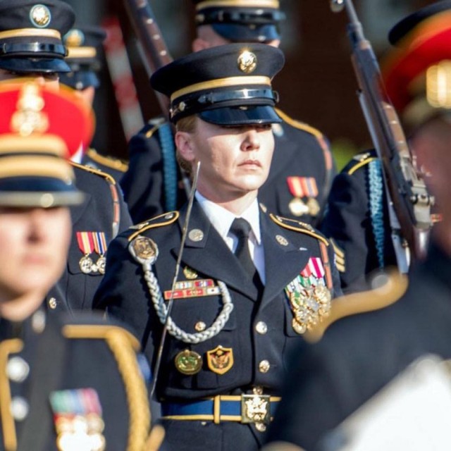 Sgt. 1st Class Chelsea Porterfield, a member of the 3rd U.S. Infantry Regiment [The Old Guard], overcame a battle with suicide by seeking mental health treatment at Fort Belvoir Community Hospital in Virginia.