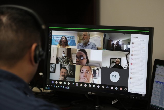 Army Reserve suicide prevention program managers begin their first virtual Stand for Life suicide prevention training event with 79 suicide prevention liaisons across Army Reserve units throughout the continental U.S. The training which was...