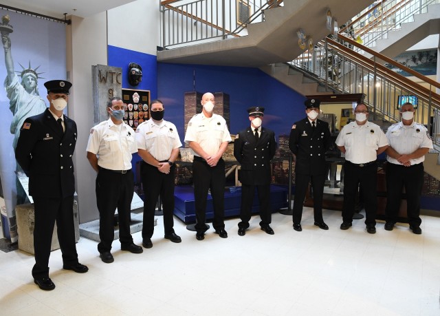 Members of Fort Drum Fire and Emergency Services commemorated the 19th anniversary of 9/11 today at Clark Hall, with a small gathering of community members in attendance. During the annual remembrance ceremony, a bell tolled four times during the...
