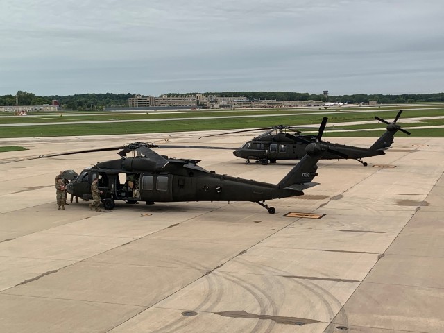 Wisconsin National Guard helps battle California wildfires