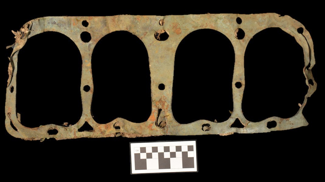 Fort McCoy ArtiFACT Copper asbestos head gasket Article The United States Army