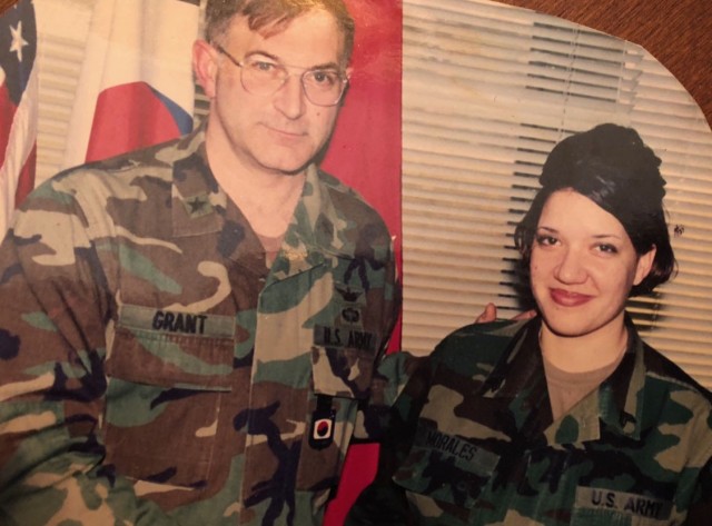 Then-Sgt. Julie Guerra poses for a photo. Guerra now serves as the Army G-2 sergeant major.
