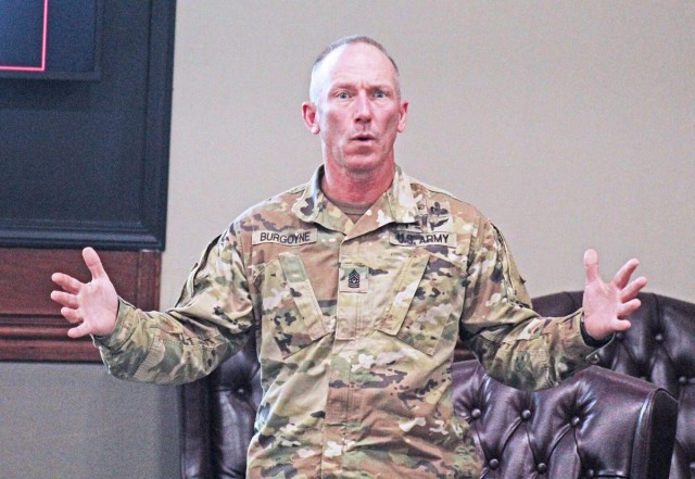Command Sgt. Maj. Cliff Burgoyne Jr.