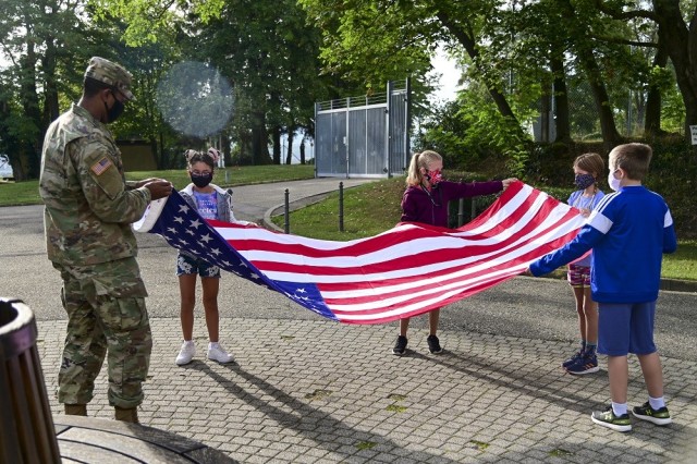Flying the flag for a former Soldier