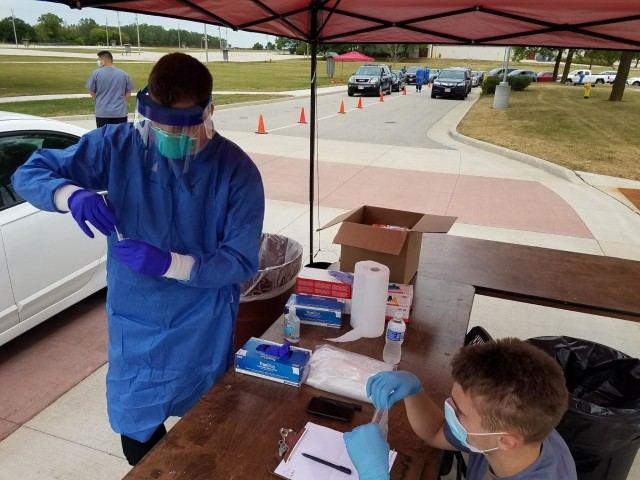 Wisconsin Guard to surpass half-million COVID-19 tests