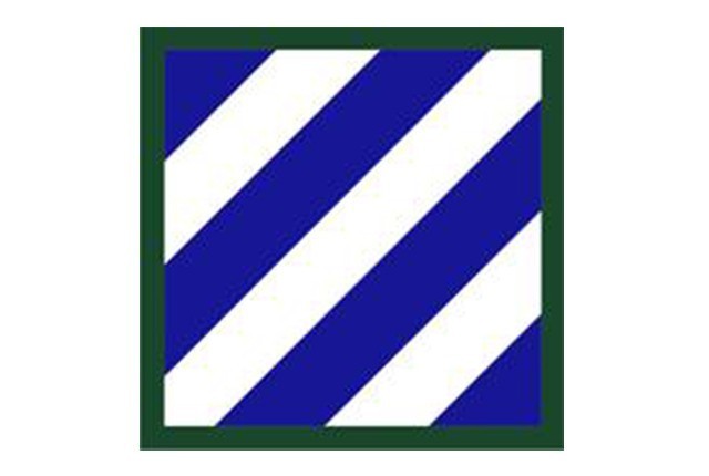 3rd Infantry Division shoulder sleeve insignia.