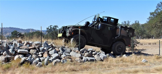 The 3rd Brigade, 94th Training Division – Force Sustainment (TD-FS) launched a new Joint Light Tactical Vehicle (JLTV) Operator New Equipment Training Course at Fort Hunter Liggett, California, August 9-14, 2020. The 94th TD-FS leads the training for Active Duty, Reserve, National Guard, and civilian personnel on the military’s newest tactical vehicle—the Joint Light Tactical Vehicle. (U.S. Army Reserve photo by Staff Sgt. Eric Sievert)