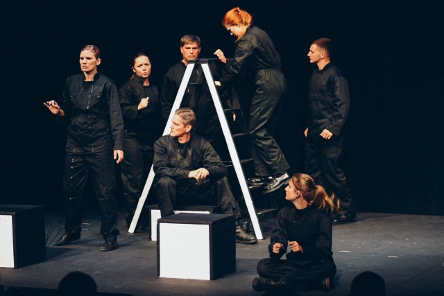 Performers with the Stuttgart Theatre Centers "Kaleidoscope" competed in the 2019 American Association of Community Theatre competition.