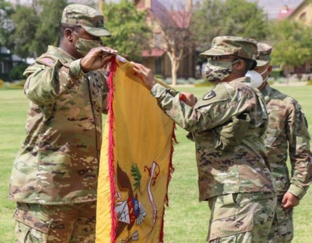 MICC-Fort Bliss battalion uncases colors signifies return