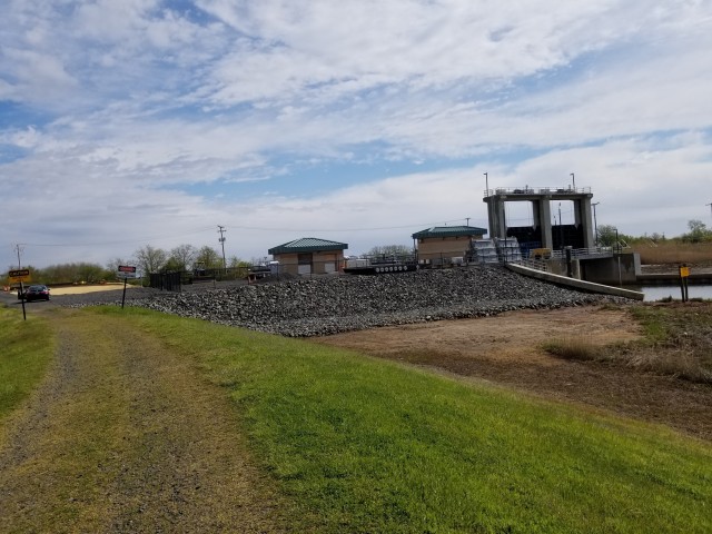 Levee at the Port Monmouth Flood Risk Management Project. Credit: USACE.