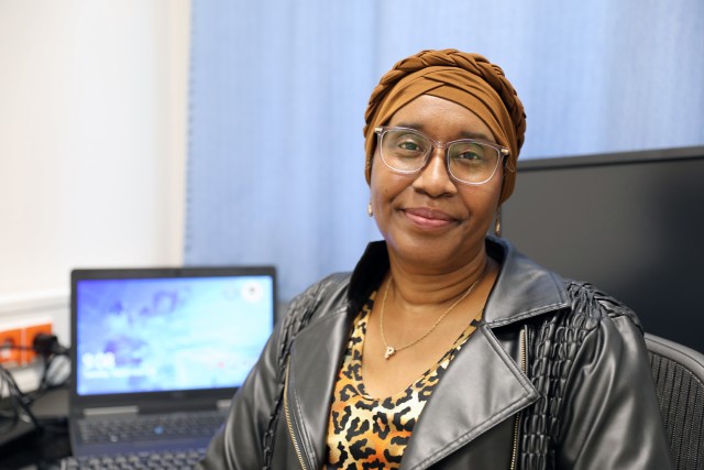 Patricia Jones, a clinical systems trainer at Landstuhl Regional Medical Center, overcame breast cancer after being diagnosed in 2019.