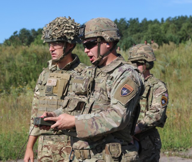 U.S. and U.K. Soldiers conduct explosives training 