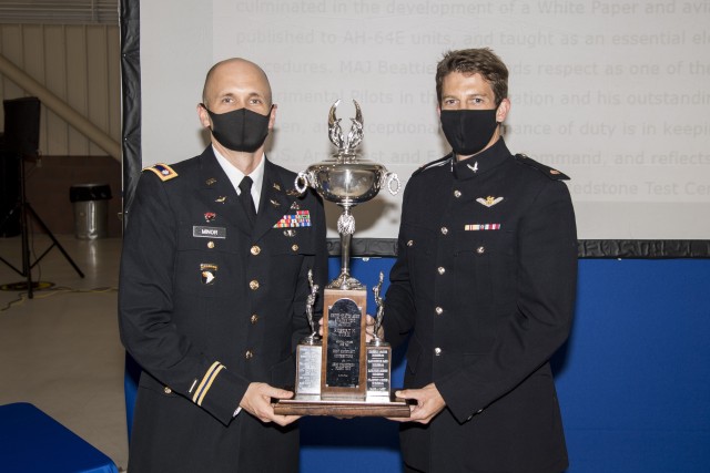 Experimental test pilot in exchange program honored with award