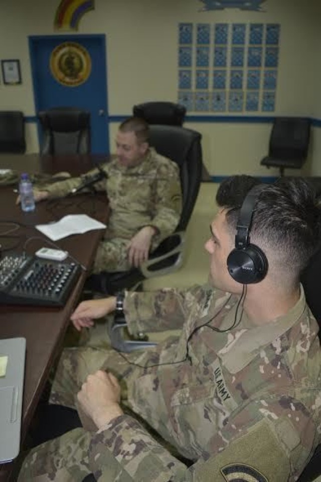 Task Force Spartan podcast communicates intel in new way
