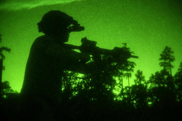 Asymmetric Warfare Group members conduct pistol and rifle drills from different firing positions as part of the Operational Advisor Training Course at Fort A.P. Hill, Va., Sept. 11-13, 2018. The drills conducted were designed to improve accuracy and efficiency under stressful situations while transitioning from a rifle to a pistol. 