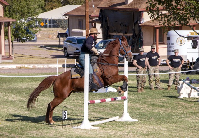 B Troop hosts local 2020 cavalry competition