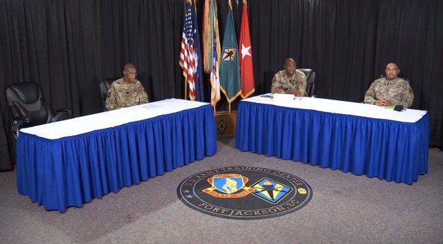 Brig. Gen. Milford H. ‘Beags’ Beagle Jr., Fort Jackson commander, speaks about the Fort Jackson suicide prevention during the Commanding General’s
...