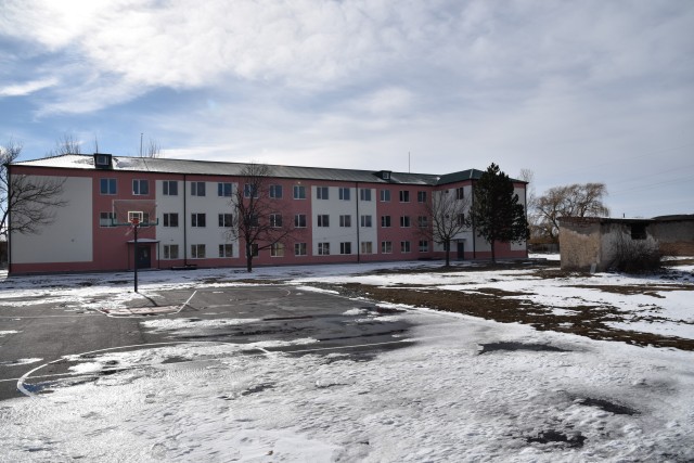 U.S. Army Corps of Engineers (USACE) leaders visit the recently renovated Kveshi School in Tbilisi, Georgia, Jan. 25, 2020. The Eastern European nation of Georgia teamed with the U.S. Embassy-Tbilisi Office of Defense Cooperation to provide a...