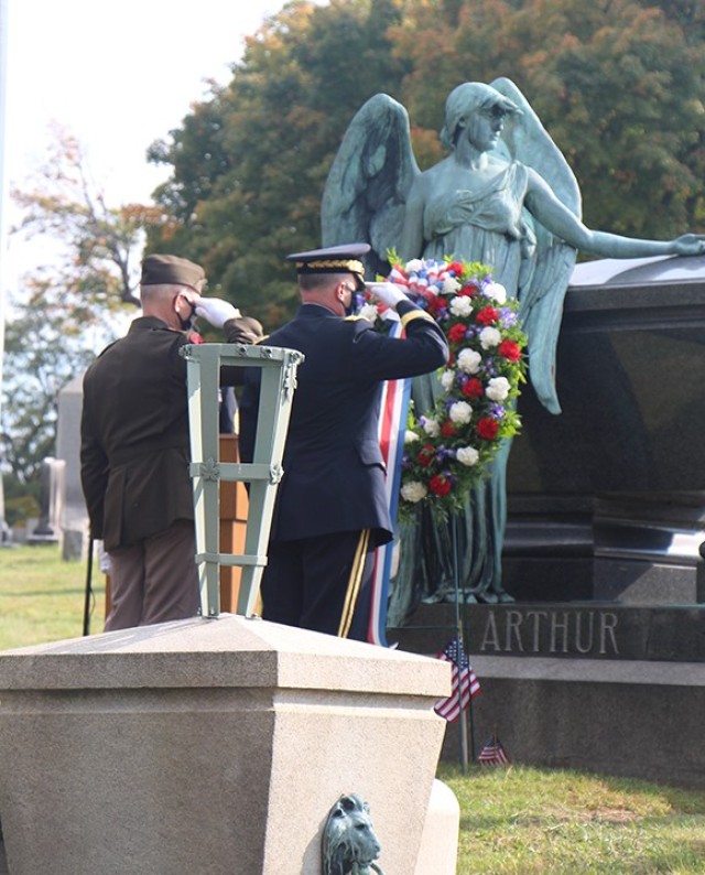NY National Guard honors 21st President