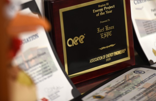 Fort Knox DPW earns another big energy award – this time from unique venue