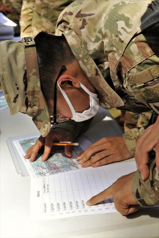 More than 60 Active and Reserve component Soldiers assigned to Headquarters and Headquarter Company, 311th Signal Command (Theater) conducted a land navigation refresher-training course at the Army’s East Range on Oahu, Oct. 3-4, 2020. The...