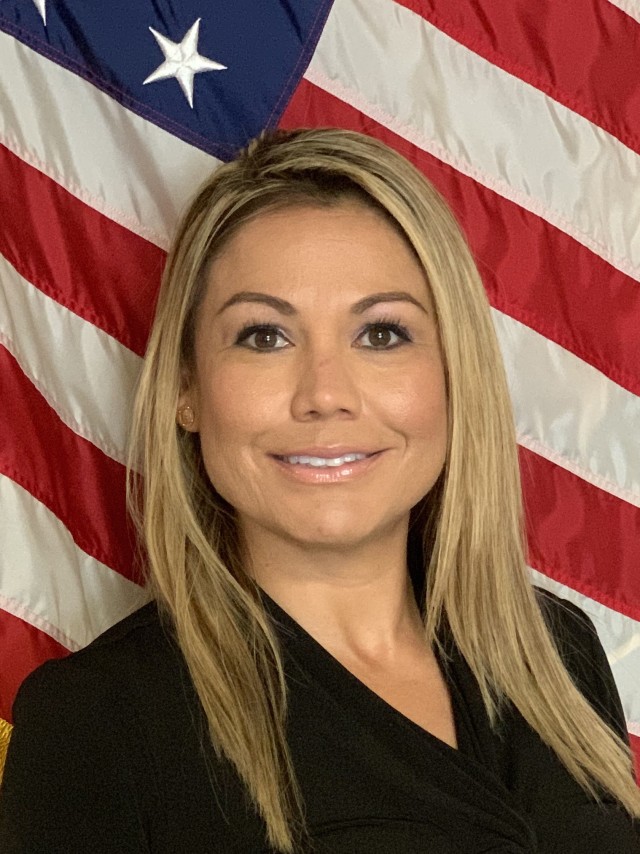 Mictania Villasenor with the 91st Training Division, is the only female civilian executive officer (CXO) for a one-star Army Reserve command. Villasenor is also an Army Reserve Soldier with 20 years of active and reserve service. Courtesy photo.