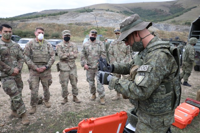 KFOR RC-E conducts joint demolition, observes KSF EOD certification