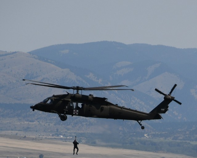 Montana National Guard aircrew rescues hikers at 9,300 feet