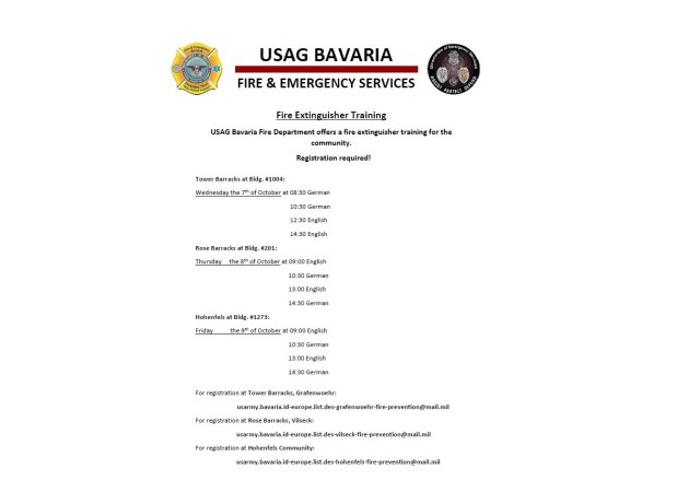 Fire Extinguisher Training Flyer