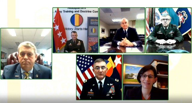 Army leaders discuss plans in operationalizing the Army People Strategy during an Association of the U.S. Army Annual Meeting and Exposition panel Oct. 14, 2020.