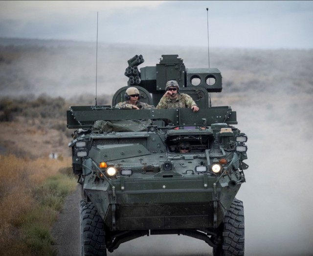 2ID Soldiers test upgraded Anti-Tank Guided Missile Stryker targeting system
