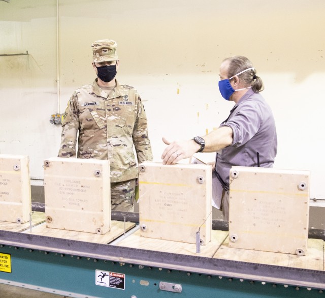 JMC CG tours Munitions Center