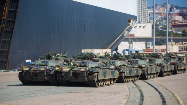 Raider Brigade equipment arrives in Korea