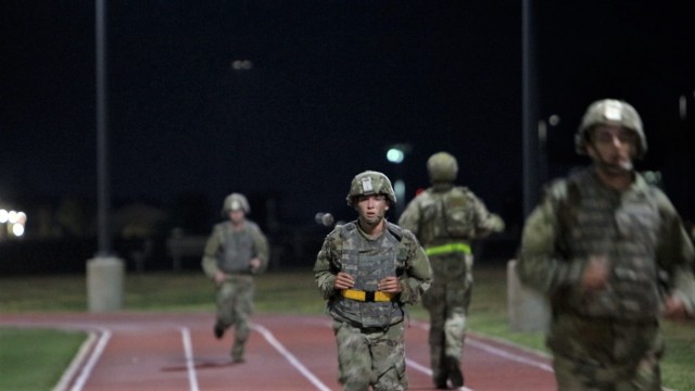 Fire Support Specialist trainees do pre-Ranger PT to prepare their minds and bodies for their goal of one day becoming a Ranger in the Army.